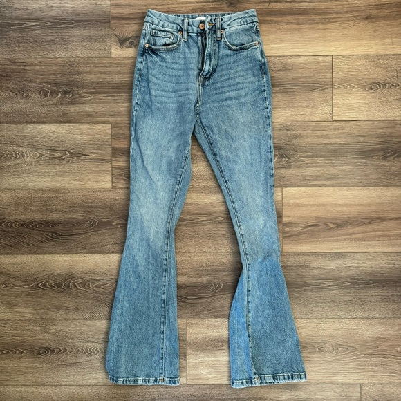 Forever 21 Denim - Forever 21 Premium Denim Jeans, Curved Flare